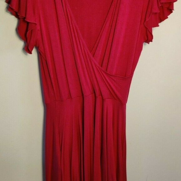 BlackMilk Pink Wrap Longline Dress - Limited Large - Picture 4 of 7